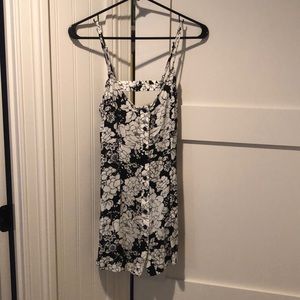 Forever 21 Floral button-up tunic